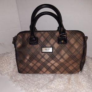 Gigi Hill Satchel Tan & Brown Satchel bag purse